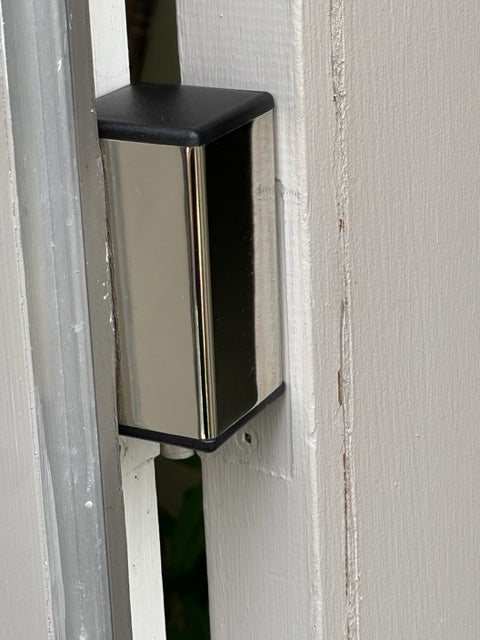 HANGING DOORSTOP Chrome Hanging Door Stopper  (THE MIRROR)
